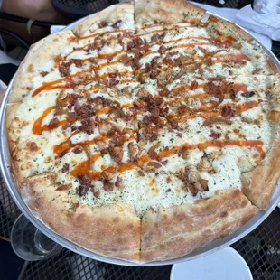 Buffalo chicken pizza