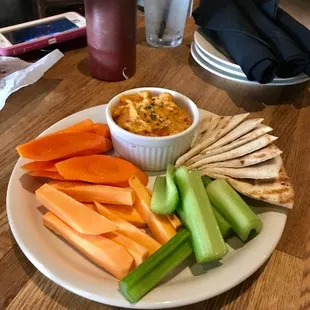 Hummus plate - Half priced during happy hour