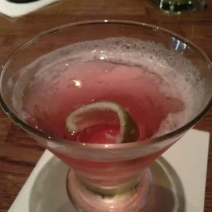 Citrus cosmo martini