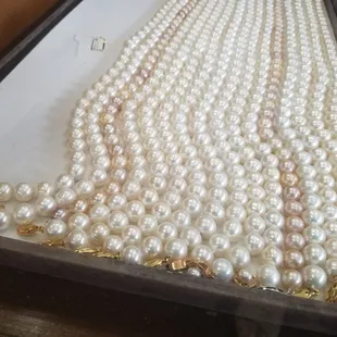 Genuine cultured pearls