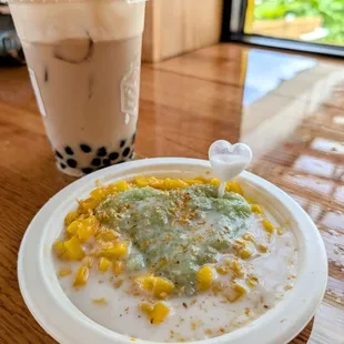 Mango sticky rice $8