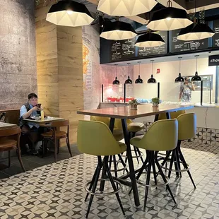 a man sitting at a table