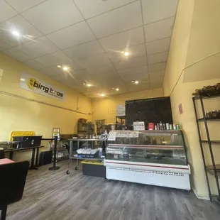 interior, sushi and sashimi