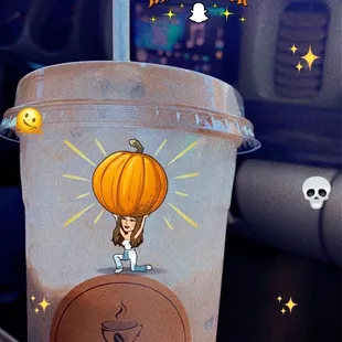Bings Seasonal coffee (The Dark Pumpkin Drink)