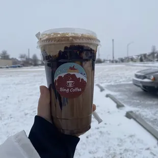 I even went in the freezing cold and icy roads to get the coffee that's how good it is.