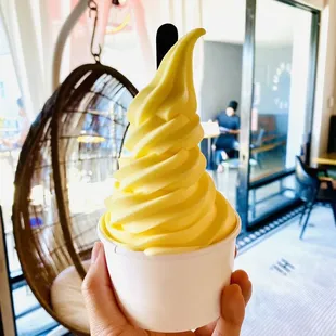 Pineapple Dole Whip Soft Serve