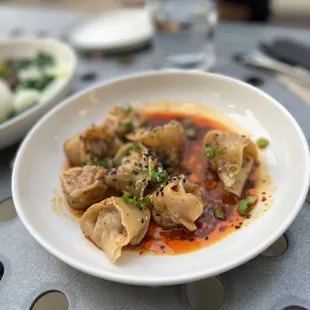 chili wontons
