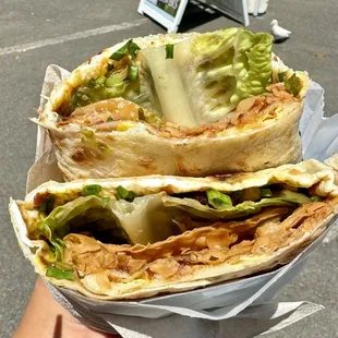 Char siu jianbing (gin bing, the a is silent)