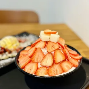 Strawberry bingsoo
