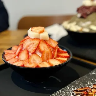 Strawberry bingsoo