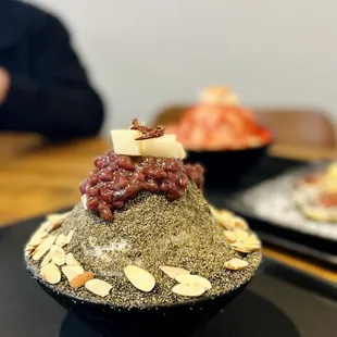Black sesame bingsoo