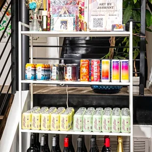 Bottleshop activation featured alcohol free craft beers, functional seltzers and vegan wines.