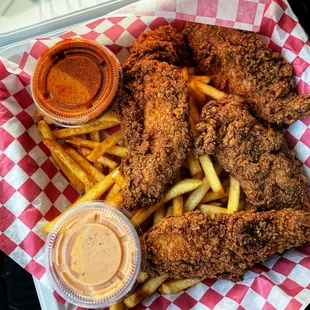 3 Pieces Chicken Tender Combo with French Fries