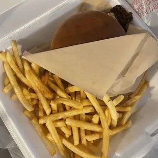 Nashville Chicken Sandwich Combo with French Fries