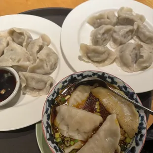 Homemade vegan dumplings