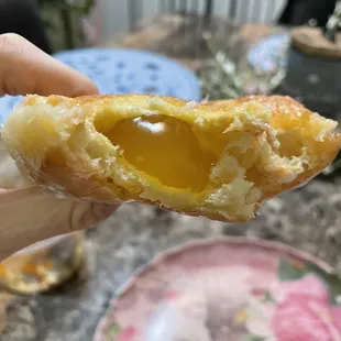 Absolutely delicious lemon jelly donut ;)~