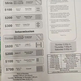 Bingo Plus Information Sheet