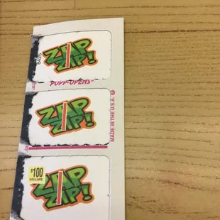 Got an instant win on a flash