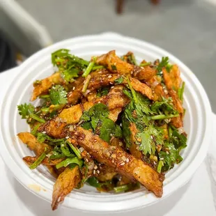 Spicy fries