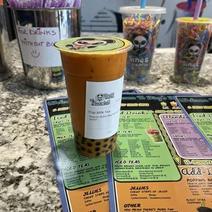 ThiMilkTea with boba