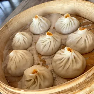 crab &amp; pork soup dumplings!