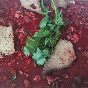 Duck Blood Salad