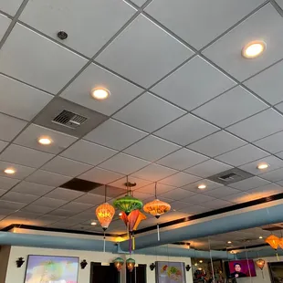 a view of the ceiling