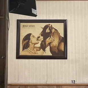 a picture of a woman and a dog
