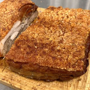 Roasted pork