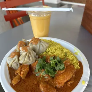 Lunch special with chicken