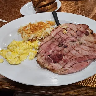 Bone in ham steak
