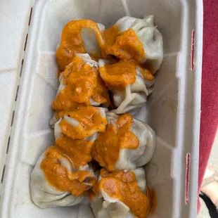 Turkey momo- soooo good and very filling