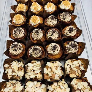 Calamansi Custard. Mocha Cookie Crumble. 
Dulce Almond.