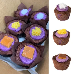UBE LOVERS BOX .  Comes with 2 of each flavor: Ube Flan, Ube Langka and Ube Macapuno.