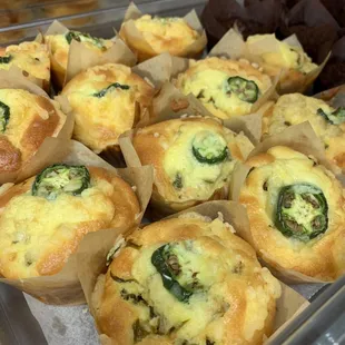One of our savory options - Jalapeño Cheddar