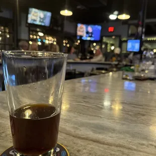 Beer at a bar