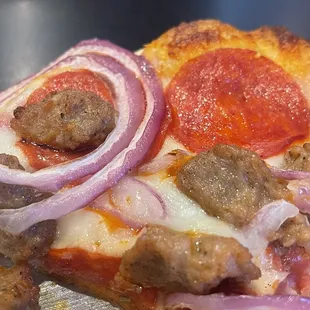 pizza, food
