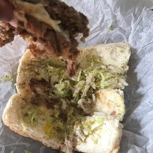 &quot;Steak and cheese&quot; sub