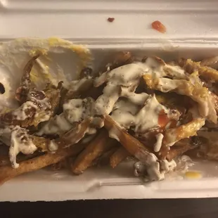 Bacon, ranch and cheese fries
