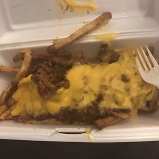 Chilli cheese fries