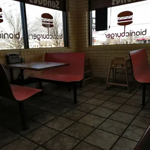 the interior of a restaurant