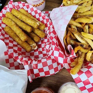 fish and chips, food