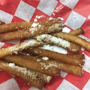 Funnel fries...funnel cake's brother!