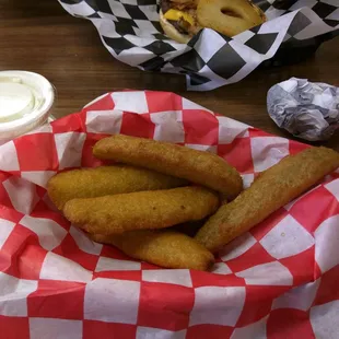 Fried pickles!