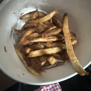 a bowl of french fries