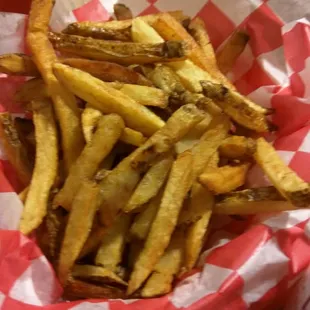 Decadent greasy, yummy fries!