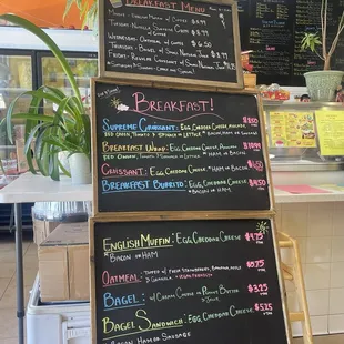 Menu as of 4/20/24