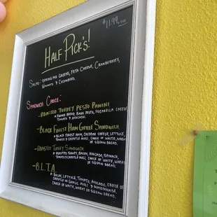 Menu as of 4/20/24