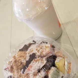 Raspado the coco (which btw was way super sweet). The bionicle I wish would have had grapes but they didn&apos;t hAve any.