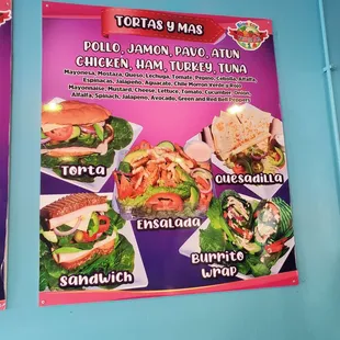 Wall Menu.